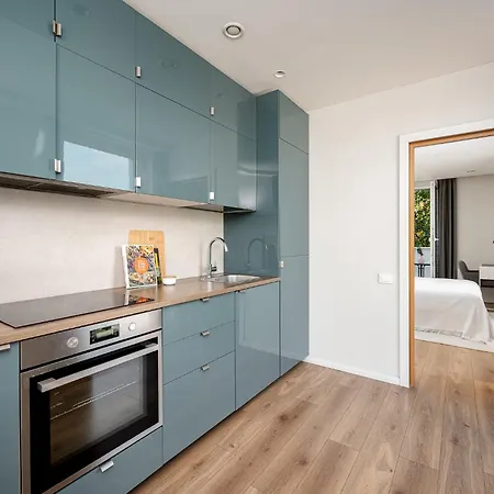 Panoramic Windows & Balcony Vilnius City View Апартаменты Вильнюс